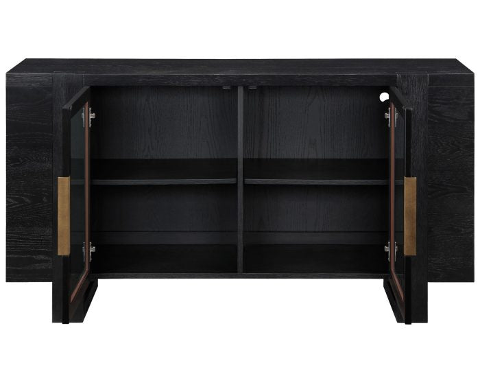 Reid 60″ Server/TV Stand Black Finish