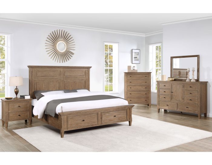 Riverdale Queen Bed-King Bed-Dresser-Mirror-Chest-Nightstand