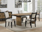 Roatan 80-96-inch Table Dining & Chairs (80-96 inch Table Top)
