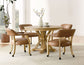 Rylie Game Dining Table & Chairs, Natural Finish