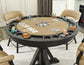 Rylie Counter Table & Chairs, Black Finish