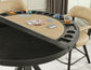 Rylie Counter Table & Chairs, Black Finish