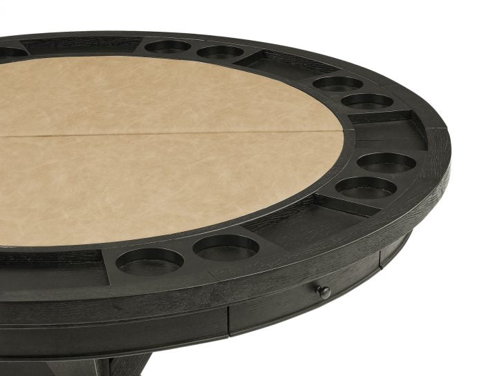 Rylie Counter Table & Chairs, Black Finish