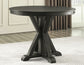 Rylie Counter Table & Chairs, Black Finish