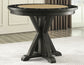 Rylie Counter Table & Chairs, Black Finish