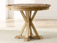 Rylie Gamet Counter Table & Counter Chairs, Natural Finish