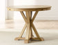 Rylie Gamet Counter Table & Counter Chairs, Natural Finish