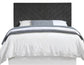 Tara Queen/Full Chevron Dark Gray Headboard