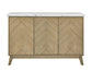Vida White Marble Top Server
