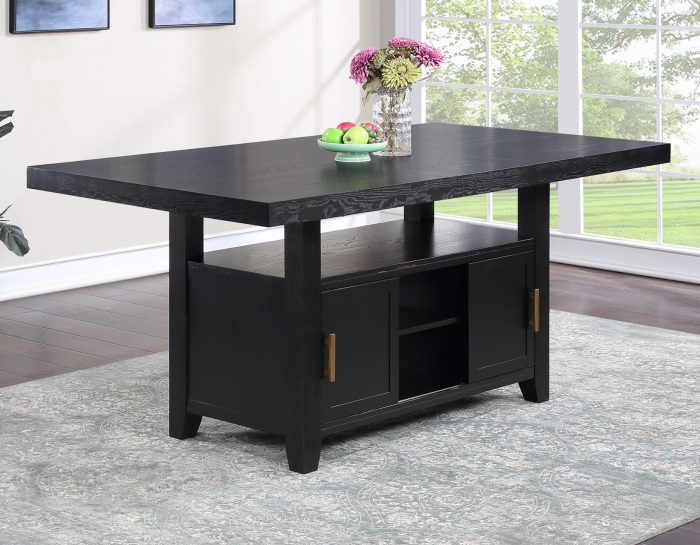 Yves Storage Counter Dining Table & Counter Chairs
