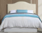 Zoe Queen/Full Cream Vegan Leather Headboard