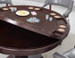 Tournament Game Table and Chairs, Gray