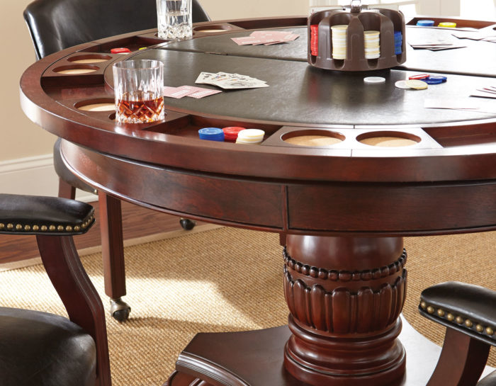 Tournament Game Table and Chairs, Black