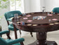 Tournament Game Table and Chairs, Teal