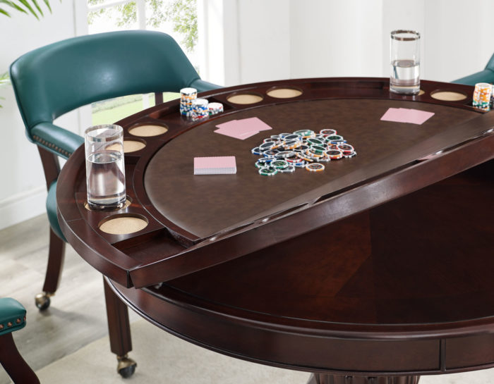 Tournament Game Table and Chairs, Teal