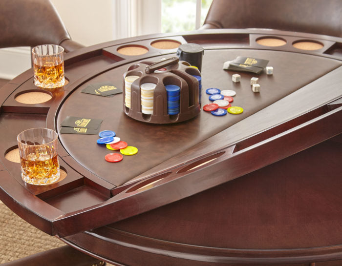 Tournament, Game Table and Chairs, Brown
