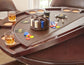 Tournament, Game Table and Chairs, Brown