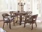 Tournament, Game Table and Chairs, Brown