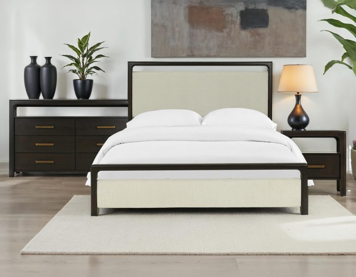 Sigmund Queen Bed-King Bed-Chest-Nightstand-Dresser-Mirror