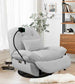 New Game Chair Recliner with USB Port & Phone Holder (Light Gray)