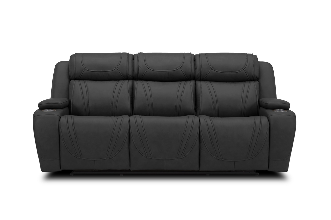 6155 Black Dual Power Sofa-Loveseat-Recliner