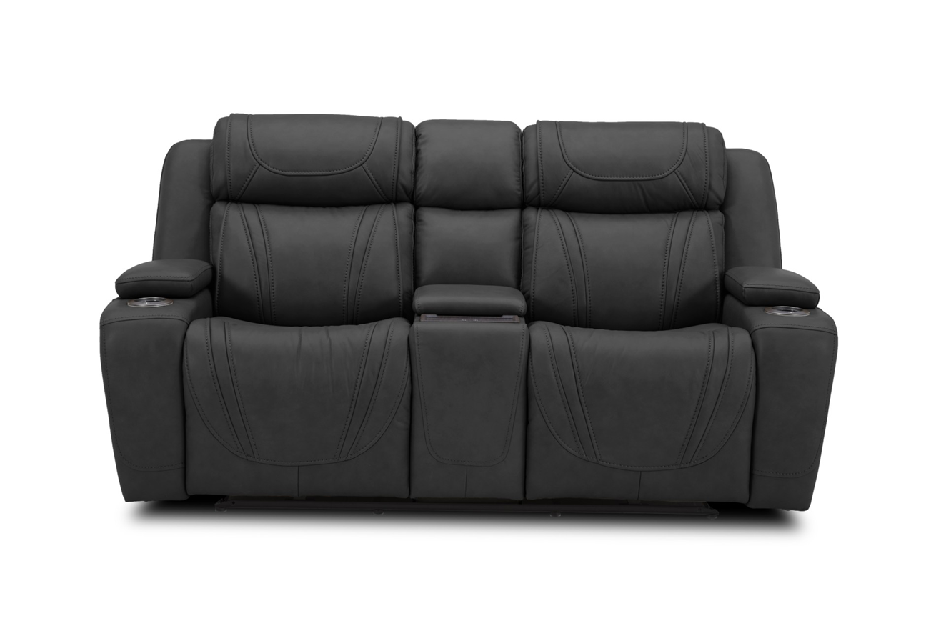 6155 Black Dual Power Sofa-Loveseat-Recliner