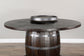 Round Pub Table w/ Wine Barrel Base