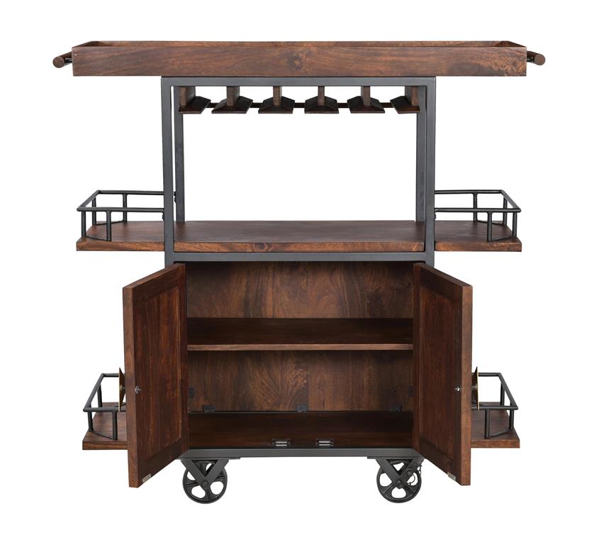 Tram Brown Wine Trolley