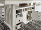 Dame Island Counter Table, Counter Height Chairs & Bench