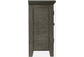Gray 4 Door Low Cabinet