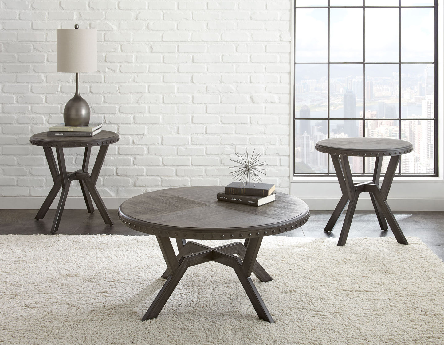Alamo Cocktail & end tables