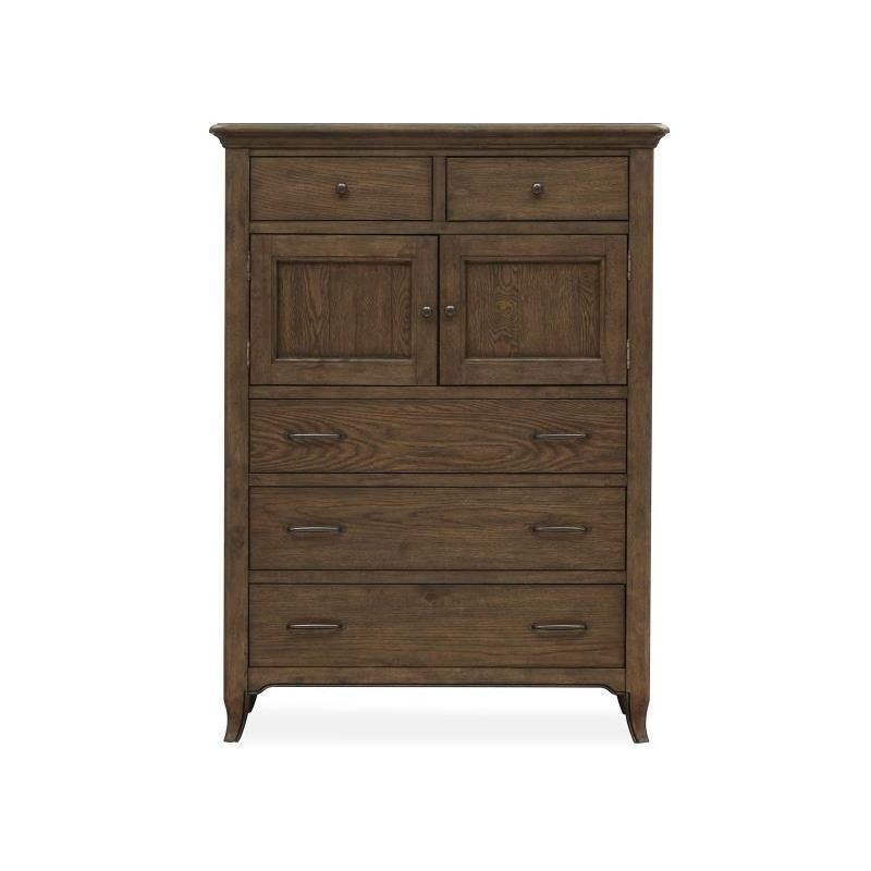 Roxbury Manor King Bed, Dresser, Mirror, Chest & 2 Nightstand Set